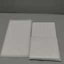 2PCS Water Absorbing Stone Drying Tray Mat for Bathroom Sink & Kitchen Counter Organizer, Quick Dry Dish Soap Dispenser Sponge Holder, Vanity Sink Caddy, Drink Bar Coaster, White - 10"*6"