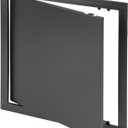 Vent Systems 12" x 12" Inch Anthracite Plastic Wall Hole Cover - Plumbing Access Panel for Drywall - Crawl Space Door - Ceiling Access Panel - Electrical Panel Cover - Access Door in Home, Garage