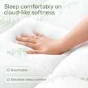Ultra Soft Queen RV Size Mattress Topper - Viscose Made from Bamboo Pillow Top Mattress Pad for Back Pain Relief - Naturally Cooling for Hot Sleepers, Green