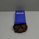 MIULEE Solid Color Sheer Curtains 63 Inches Long 2 Panels Set - Elegant Lightweight Grommet Light Filtering Window Voile Panels/Drapes/Treatment for Bedroom Living Room W42 x L63 Inch, Chocolate