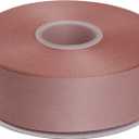 Herringbone Tape Twill Ribbon Soft Handle, Great for Gift Wrapping Craft Sewing, 1-1/2 Inch x 25 Yards - Antique Mauve