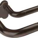 Bronze Double Curtain Rods, USFOOK Blackout Wrap Around Curtain Rods for Windows 32 to 58 Inch, 6/8 Inch Room Darkening Drapery Rod, Christmas Poles for Home Decor