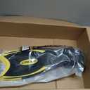 Cressi Palau Snorkeling Fins, Adjustable Open-Heel Fit, Black/ Yellow, S/ M
