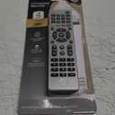 GE Universal Remote Control for Samsung, Vizio, LG, Sony, Sharp, Roku, Apple TV, TCL, Panasonic, Smart TVs, Streaming Players, Blu-ray, DVD, 4-Device, Silver, 33709