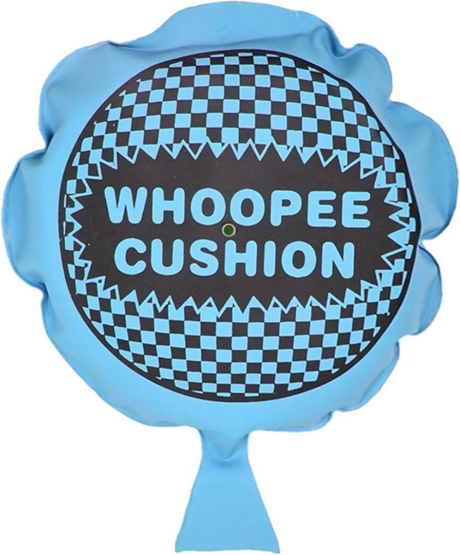 Whoopee Cushions Self Inflating Whoopie Cushion Fart Blaster Mini Fart Sound Prank Toy Perfect Joke or Gag Gift for Party Play Game (Blue)