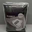 Electric Heated Blanket Full Size 72"x84",Fast Heating Throw, Soft Plush Microplush for Bed & Couch, 10 Hours Auto Off & 5 Heating Levels, Machine Washable, Gifts for Grandma & Family-Dark Gray