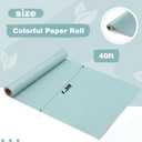 Breling 6 Roll Bulletin Board Paper, 16inch x 40ft Fade Resistant Construction Craft Paper Bulk for Classroom Bulletin Boards Decor School Office Teacher Crafts(Retro Color)
