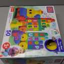 MEGA BLOKS First Builders Toddler Building Blocks Toy Set, ABC Musical Train with 50 Pieces, Music and Sounds, Ages 1+ Years