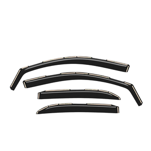 Extra Durable Window Deflectors in-Channel Window Visors Rain Guards, Sun Visors, Wind Vent for Shades, Exterior Car Accessories - 3pcs, One Deflector Is Missing, Small Piece Size 26.5", Big Piece Size 39.5"