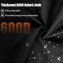 QuliMetal Grill Cover for Traeger Pro 34/780 Series - 600D Heavy Duty Waterproof Smoker Cover Grill for Treager Pro 34,Pro 780, Texas,Z Grills,BAC380 Full-Length Grill Cover Grill Accessory