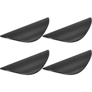 uxcell Cabinet Handles - 4pcs Black Drawer and Door Pulls, 1-1/4 Inch Hole Center for Kitchen or Bath Cabinet Hardware