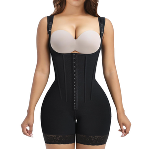Fajas Colombianas Moldeadoras Shapewear Tummy Control Body Shaper Postpartum Butt Lift Compression Garment with Bones Medium