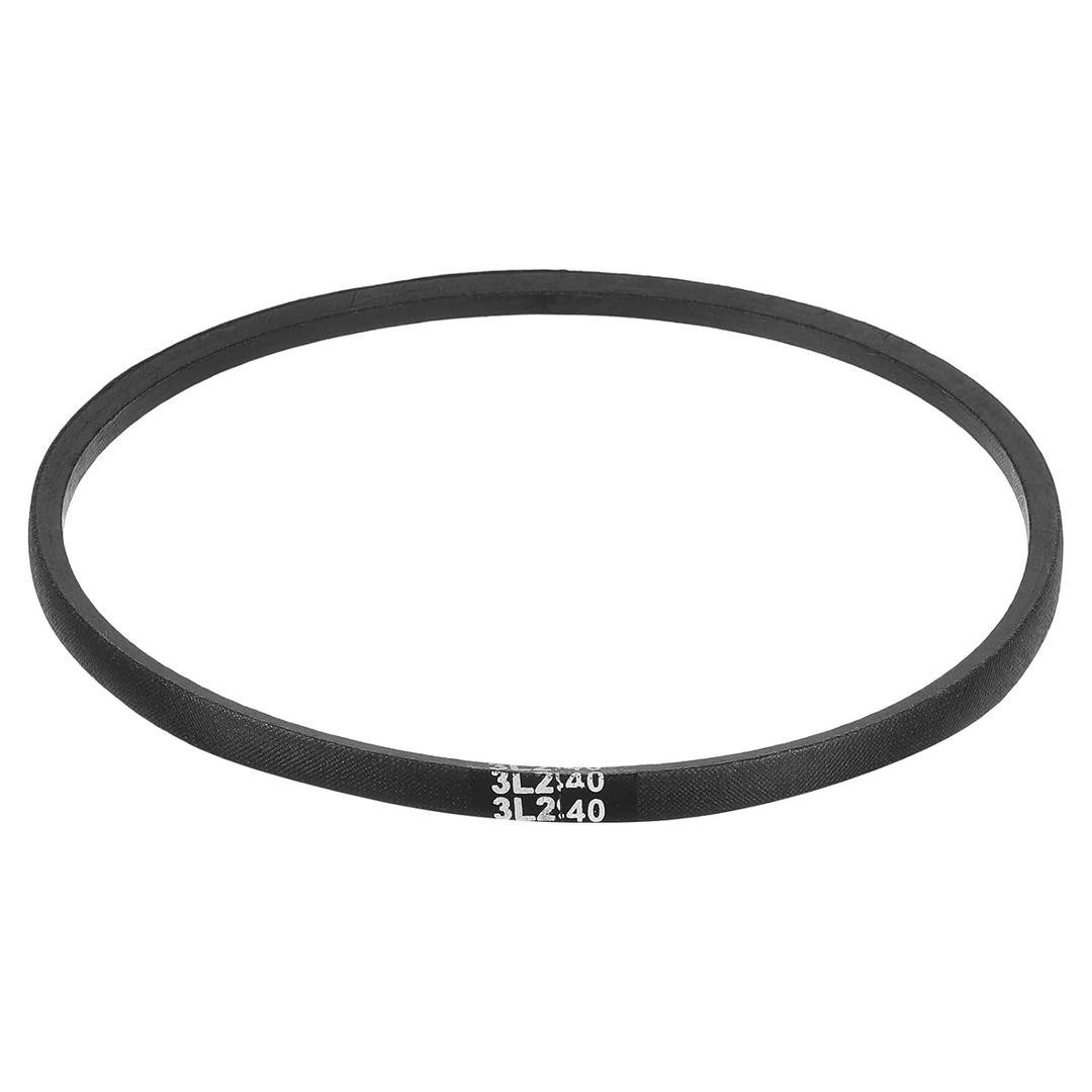 uxcell 3L240 Classic Wrapped Rubber V-Belt, 24"(610mm) Outside Circumference, 3L Profile V Belt 3/8" Width 7/32" Height