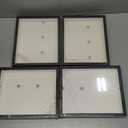 4 Pack 8"x 10" Shadow Boxes Frame Display Cases Wood Deep Shadowbox for Photos, Dried Flowers, Handicrafts Picture Frames for Wall Tabletop (Black, 8x10)