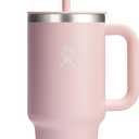 Hydro Flask Travel Tumbler with Handle, Lid and Straw - Insulated Stainless Steel in 32 Oz Trillium