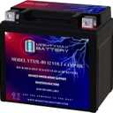 Mighty Max Battery YTX5L-BS -12 Volt 4 AH, 80 CCA, Rechargeable Maintenance Free SLA AGM Motorcycle Battery, Standard
