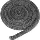 Stanbroil Wood Stove Gasket, 7/8" x 84" Graphite Impregnated Fiberglass Rope Seal, Gasket Rope Replacement Kits for Wood Stoves Door
