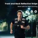 6lb/8lb/12lb/16lb/20Lb Weighted Vest Woman Men with Reflective Stripe, Chest Size Adjustable Strength Training Weight Vest for Walk Running Jogging (Black)