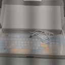 Wireless Keyboard Creamy Membrane with Rainbow Backlight,3-Mode Connectivity (BT/2.4G/USB-C) with LCD Screen & Multifunction Knob,200H Battery, 94 Key PBT Keycaps, Quiet Typing for Office/Home/Gaming