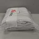 White Curtains 80 inches Long Room Darkening Window Curtain Panels Living Room Divider Patio Doorway Sliding Glass Door Rod Pocket Thermal Insulated Drapes Kitchen Bedroom Basement 2 Panels 52"x80"