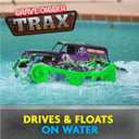 Monster Jam Grave Digger Trax All-Terrain RC Toy Truck, 1:15 Scale