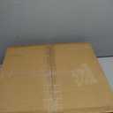 zouzai Low Profile Ceiling Fan with Lights and Remote, 18.9 inch Modern Ceiling Fans Flush Mount, Dimmable LED Fan Light, Ceiling Fans with Lights for Bedroom (Black, Frosted Ring) (Style 1, Black)