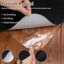 2 x Sycoodeal Office Chair Mat for Hardwood Floor,Slip Resistant Floor Mat for Office,Heavy Duty Floor Protector Computer Gaming Chair for Rolling Chairs,Black(36"x48")