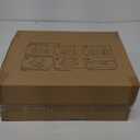 HORLIMER 40 Pack 9x6x2 Shipping Boxes, White Corrugated Cardboard Box for Mailing, Packaging, Small Business