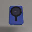 Secure Card Holder Double Magnet Grip Pocket Friendly Magnetic Wallet Secure Card Storage for Phone 16/15/14/13/12 (Blue)