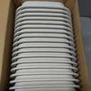 Gejoy 20 Pack Plastic Rectangular Plant Saucer Tray Bulk, 11.8 x 5.3 x 1 Inch Durable Plastic Plant Drip Trays Windowsill Soil Blocking Trays No Holes Watering Tray for Indoor Outdoor Garden Supplies