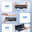 TN760 Toner Cartridges Replacement for Brother Toner TN-730/TN-760 Compatible HL-L2350DW MFC-L2710DW MFC-L2750DW HL-L2395DW HL-L2370DW DCP-L2550DW HL-L2390DW (Black, 2 Pack)