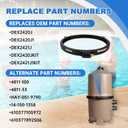 DEX2421JKIT Tension Control Clamp, Filter Clamp with DEX2422Z2 Tank Seal