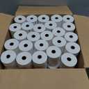 Amazon Basics Thermal Paper Receipt Rolls for POS, 3 1/8" x 230', BPA-Free, FSC Certified, White, 50 Rolls