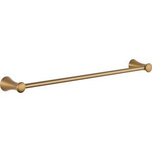 Delta Lahara (1-Pack) 18'' Towel Rack for Bathroom Champagne Bronze Towel Bar for Bathroom Wall Towel Holder Rod Wall Mounted 73824-CZ