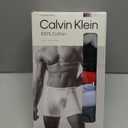 Calvin Klein Men's Cotton Classics 5-Pack Boxer Brief (Large, Black, Turbulence, Adrenaline Rush, Grey Heather, Casual Blue)