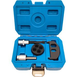 4PCS Crankshaft Turning Holding Kit Compatible with BMW Mini B37 B38 B47 B58 1.2L 1.5L 2.0L, for Rotate crankshaft and fix flywheel, Crankshaft Rotary Tool and Flywheel Locking Tool Set