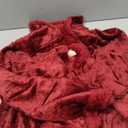 HEARTNICE Womens Fleece Robes, Soft Plush Long Bathrobe, Thick Kimono Robes for Womens, Warm House Coat (Small-Medium, Wine)