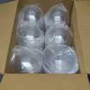 40 Set 4 Inch Clear Ornaments, Clear Plastic Fillable Christmas Ornaments Balls for Wedding Party Home Decor DIY Craft