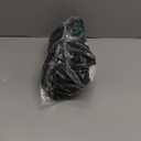 Waterproof PU Leather Seat Covers for Dining Room Chairs Set of 4, Stretch Dining Chair Slipcovers, Kitchen Chair Seat Covers, Non-Slip & Washable (Black