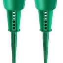 Qualirey 2 Pack Ant Traps Outdoor (Bait NOT Included), Liquid Ant Bait Stations, Reusable Ants Killer Pet Safe, Ready to Use Multi-Surface Control for Removing Colonies, Kills Common Household Ants (Green)