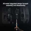 3 x K2 Plus Nozzles 0.2mm*0.4mm 2PCS, Unicorn K2 Quick-Swap Nozzles with Titanium Alloy Heat Break, Copper Alloy and Hardened Steel Nozzle, High Flow Nozzles Kit for K2 Plus 3D Printer