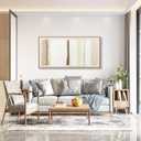 Framed Canvas Boho Wall Art Prints Wall Pictures for Living Room 20" X 40"