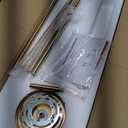 47" Rattan Chandelier Light Fixture, 4-Lights Gold Boho Chandeliers for Dining Room, Rustic Industrial Pendant Light, Large Adjustable Hanging Ceiling Lighting for Kitchen Island Living Room