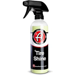 Adam's Tire Shine 16oz - Tire Dressing Spray with Added SIO2 for Rubber Protection, Gives A Glossy Wet Look & No Sling