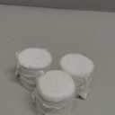 White Ribbon 1-1/2 x 15 Yards Handmade Cotton Frayed Fringe Fabric Ribbons for Crafts Flower Bouquets Wedding Baby Shower Home DIY Decor