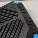 POPOSOAP Pond Filter for Outdoor Ponds, Filter Box with 2 Filter Pads and 20 Bio-Balls for Outdoor Pond Pump Submersible Fountain Pump (Large)