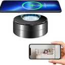 WiFi Video Recorder Real-Time Camera with Wireless Charger1080P HD,Motion Detection 160Viewing Angle Security Camera for Home Office Store(2.4/5Ghz) (Black)