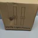 Wall Sconces Set of Two, Hardwired Matte Black Bathroom Sconces Wall Lighting with Clear Glass, Modern Sconces Wall Decor Set of 2 Bathroom Light Fixtures for Mirror Hallway (Bulbs Not Included)