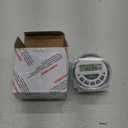 TM619 Timer Switch Digital LCD Power Timer Switch Weekly Programmable Thinner Model 16A 1NO+1NC (TM619-3 24V)