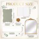 Wengik Wedding Seating Chart 24x18 Mirror with Seat Cards Wax Seal Stickers